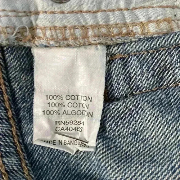 Est‎ 1989 Boys Bootcut Bottoms size 10 Blue Jean with Adjustable Waist - Picture 7 of 7